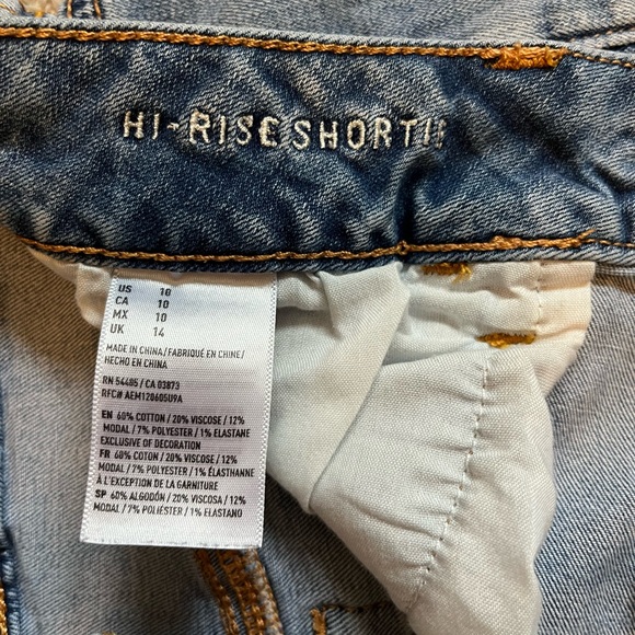 American Eagle Super Stretch High Rise Denim Short - Picture 2 of 3